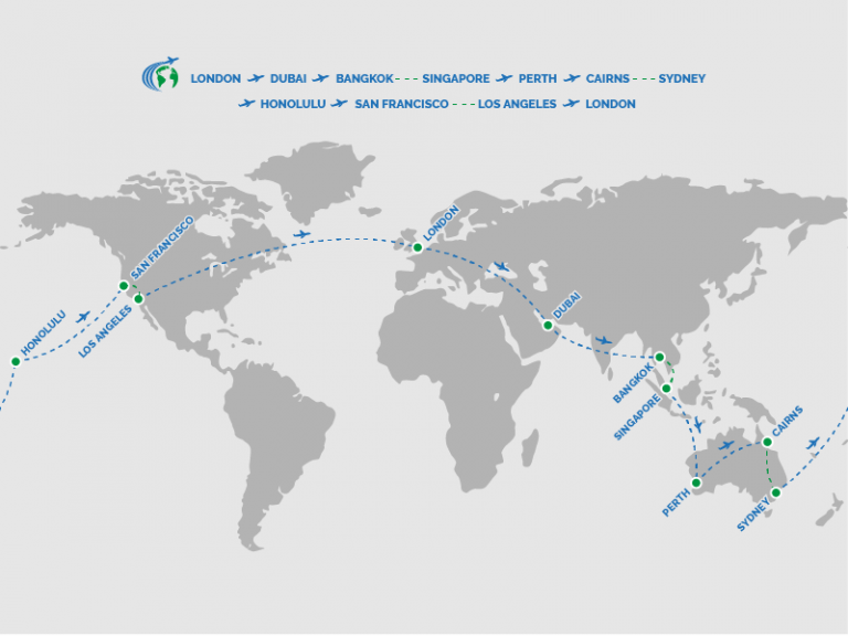 round the world flights virgin