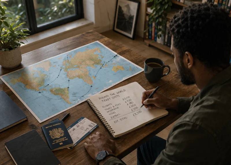 round the world ticket cost