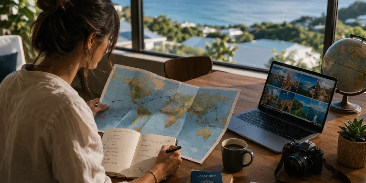 round the world itinerary from UK